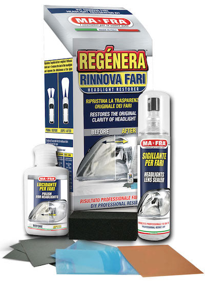 Kit Restaurare Faruri Ma-Fra REGENERA Headlights Restorer