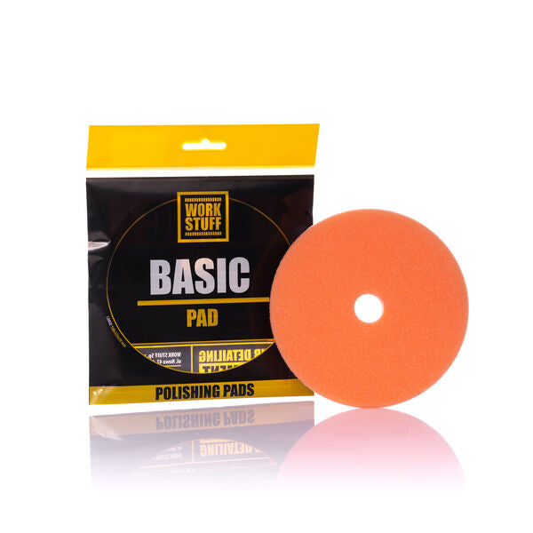 Burete Polish Mediu Abraziv pentru Orbitala Work Stuff Basic Orange One Step 125 mm