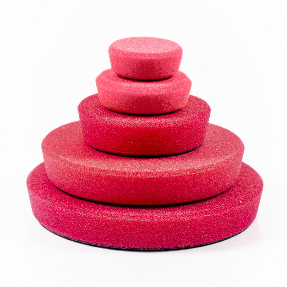 Burete Polish Abraziv pentru orbitala Zvizzer Trapez Pad Red, Rosu