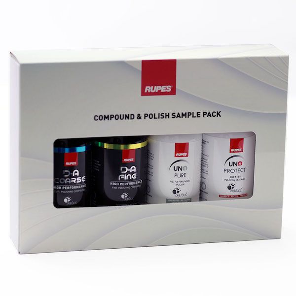 Set Paste Polish Rupes Kit Compound & Polish 4 x 125 ml