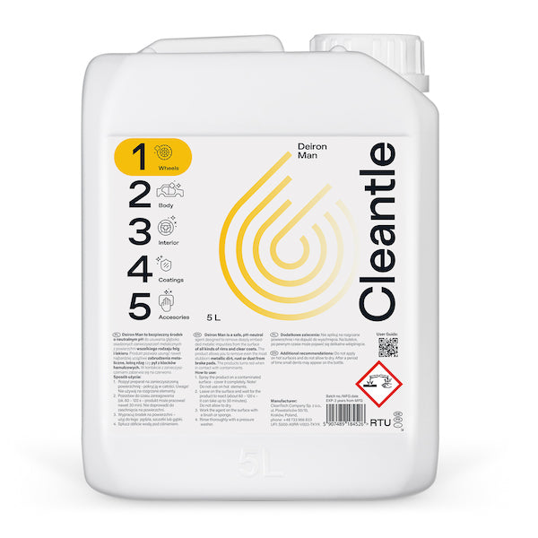 Solutie decontaminare jante Cleantle Deiron Man, 5L