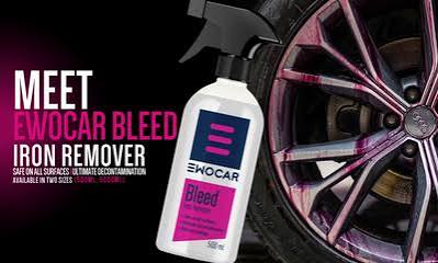 Soluție decontaminare jante și caroserie EWOCAR Bleed Iron Remover, 500ml