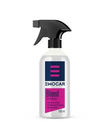 Soluție decontaminare jante și caroserie EWOCAR Bleed Iron Remover, 500ml