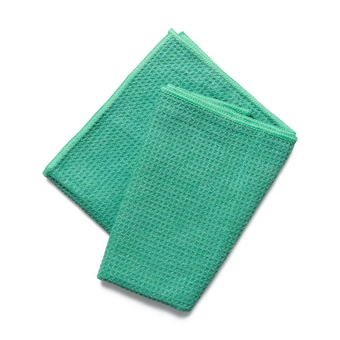 Lavetă sticlă Ewocar Waffle Glass Towel 400 GSM – microfibră pentru geamuri fără urme