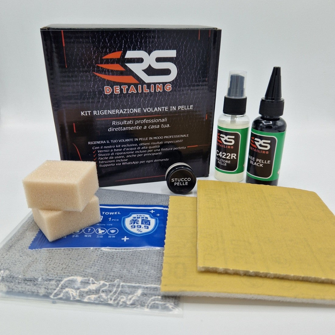 Kit-ul pentru Reconditionare prin Vopsire Volane RealSystem Negru