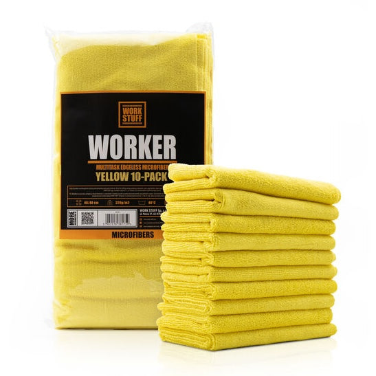 Laveta Multifunctionala din Microfibra Work Stuff Worker Galben