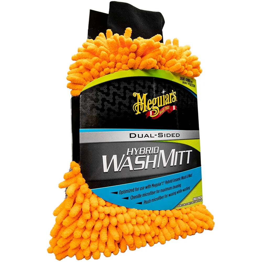 Manusa spalare auto din microfibra Meguiar's Hybrid Wash Mitt