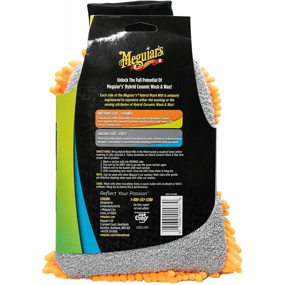 Manusa spalare auto din microfibra Meguiar's Hybrid Wash Mitt