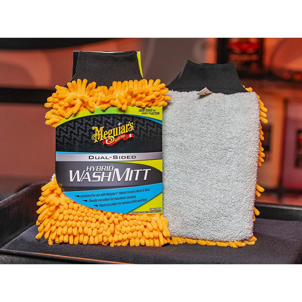 Manusa spalare auto din microfibra Meguiar's Hybrid Wash Mitt