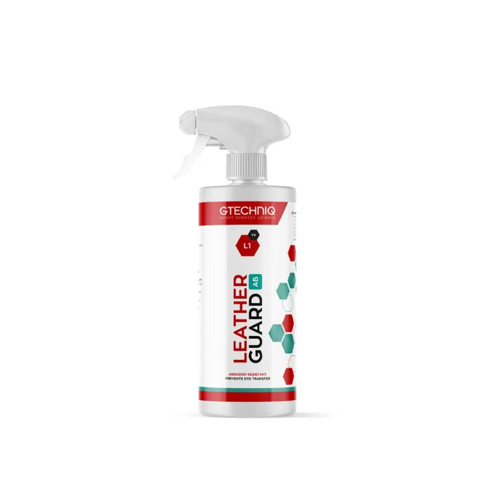 Protecție piele și vinil auto Gtechniq L1 Leather Guard ABv2 – antibacteriană, anti-transfer și rezistentă la abraziune