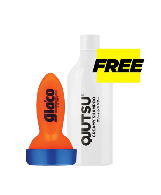 Tratament Hidrofob Parbriz Glaco QAD + Șampon Auto Qjutsu Creamy 750ml GRATUIT