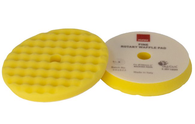 Burete Pad Polish Rupes Waffle Pad Galben 75 mm FINE Rotary