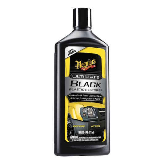 Dressing plastic exterior Meguiar's Ultimate Black, 476ml