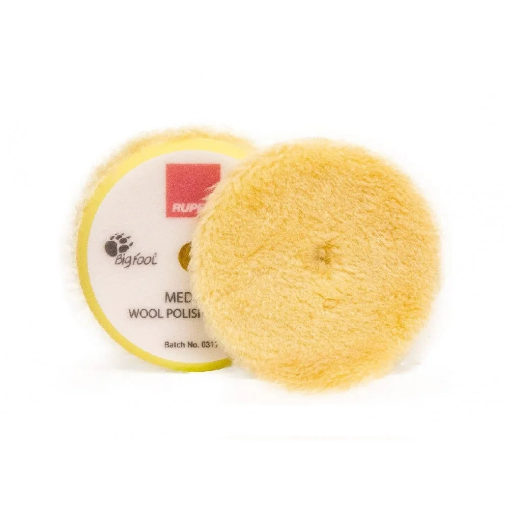 Pad Fin Lana Rupes DA Medium Wool Polishing Pad 150/170mm