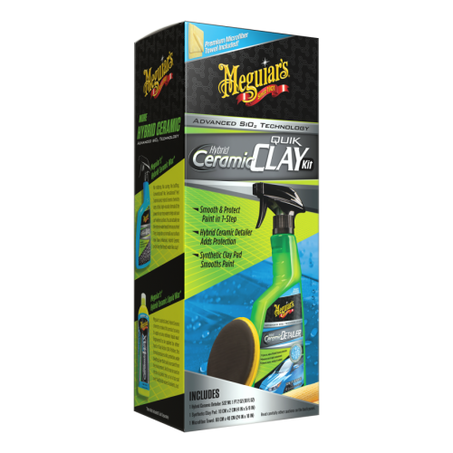 Set decontaminare suprafete Meguiar's Hybrid Ceramic Clay Kit