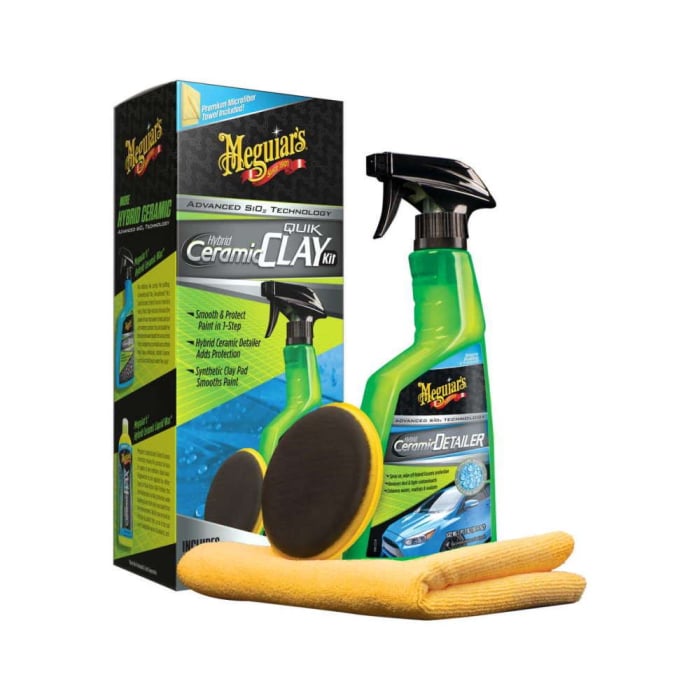 Set decontaminare suprafete Meguiar's Hybrid Ceramic Clay Kit