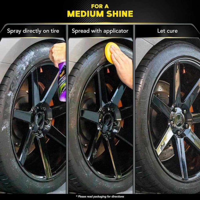 Spray dressing anvelope Meguiar's Hybrid Ceramic Tire Shine 473ml